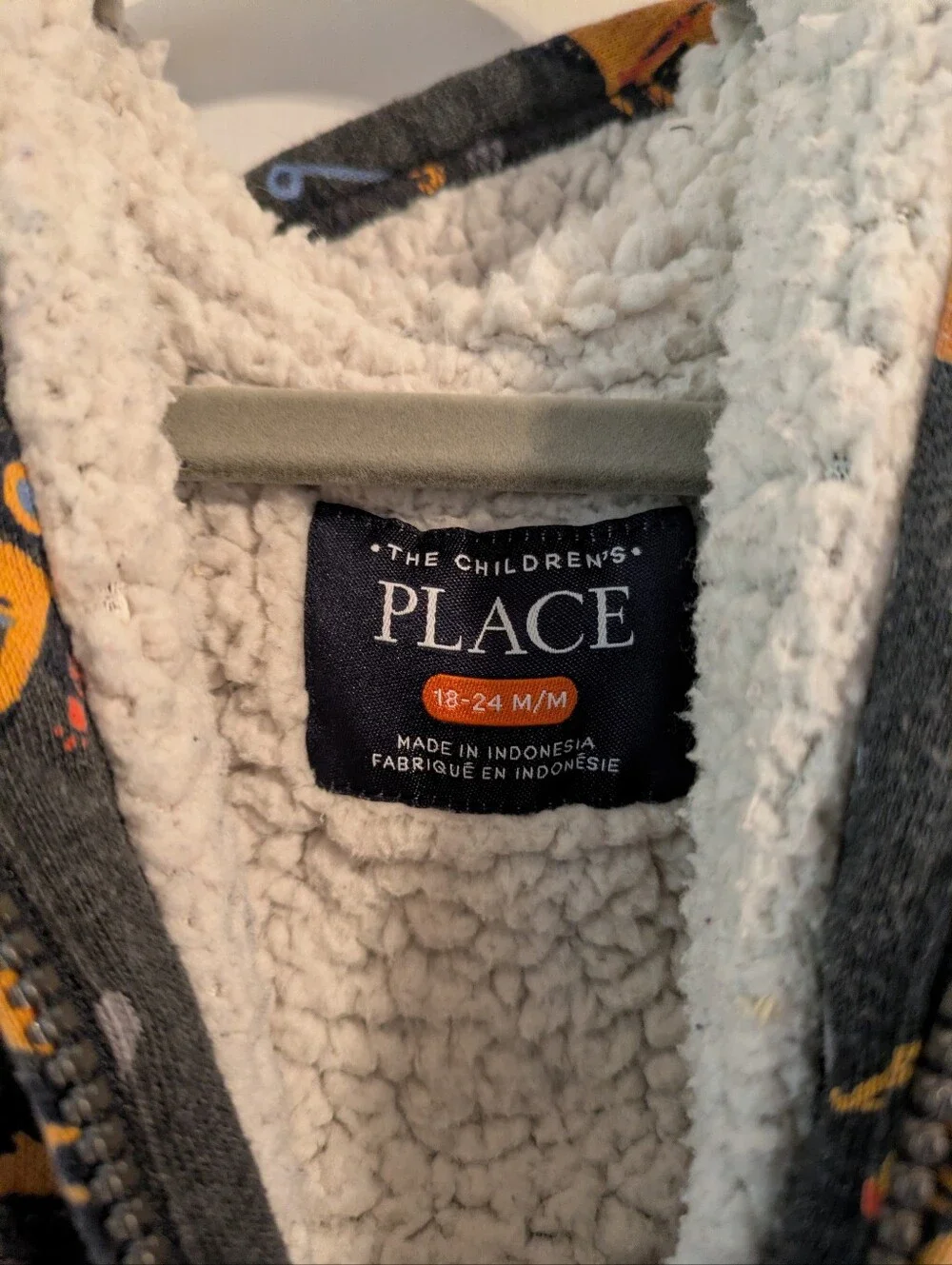 The Children's Place Truck Zip Hoodie, 18-24 Months